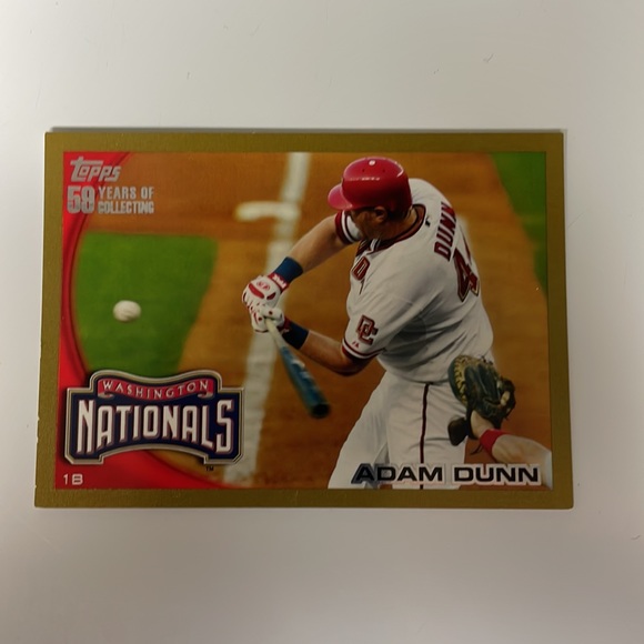 2010 Topps Baseball Gold Parallel cards and a Silk card - Picture 10 of 16